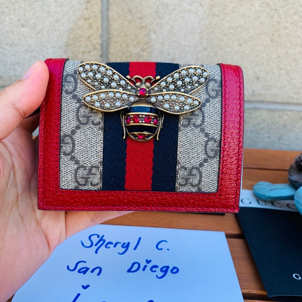 Gucci Queen Margaret GG Card Case